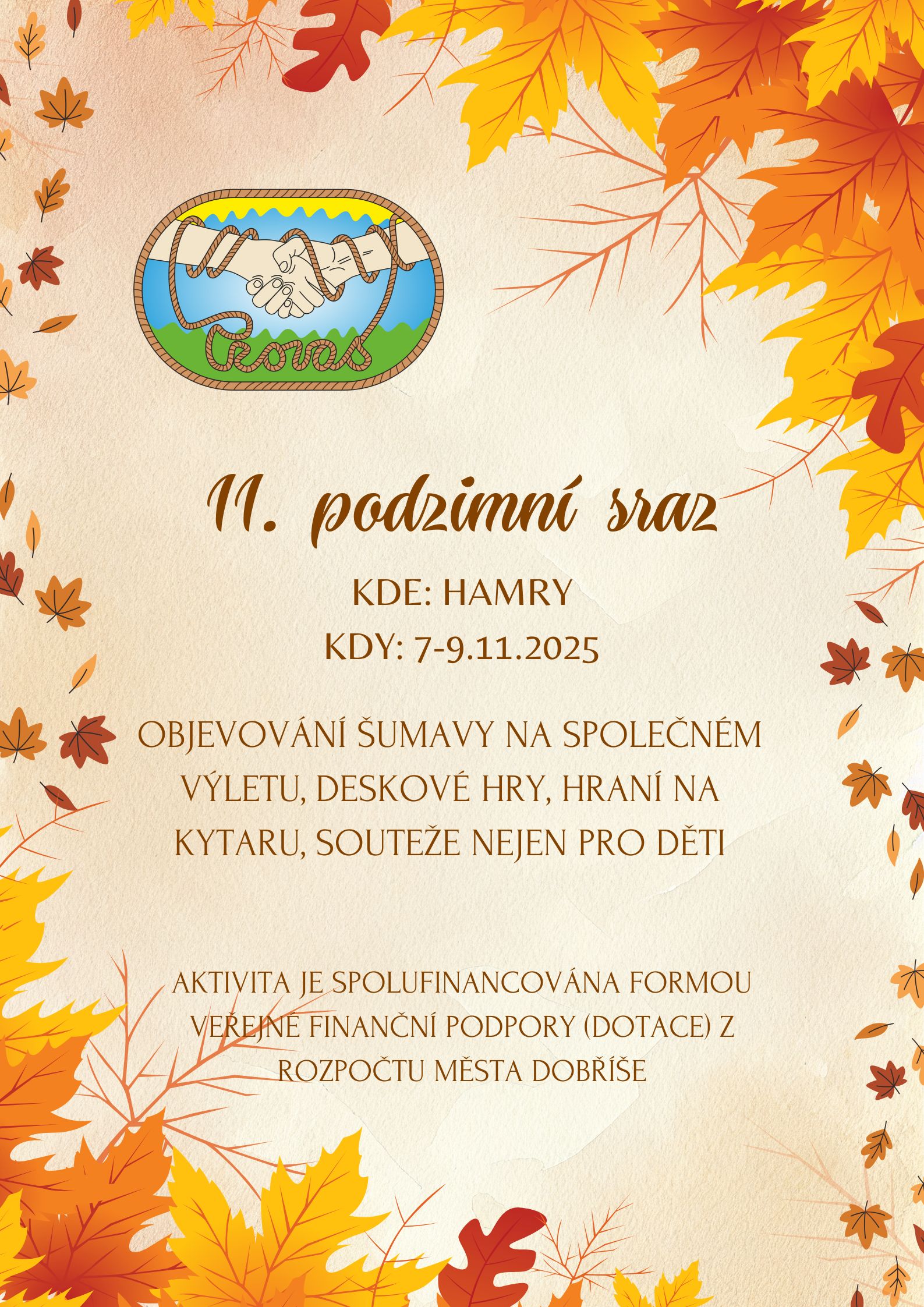 Brown and Orange Illustrative Thank You Autumn (Poster)